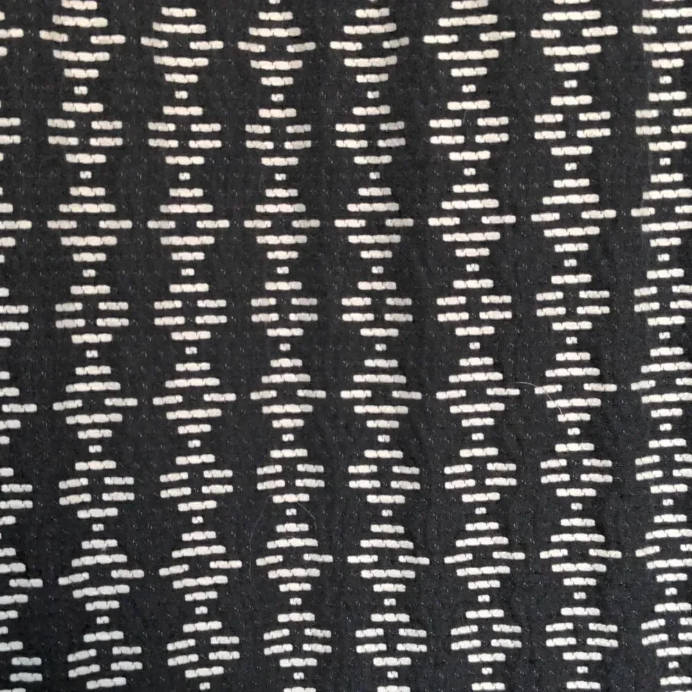 Coldwater Creek Black + White Diamond Motif Midi Pencil Skirt Sz 8 - Picture 2 of 8